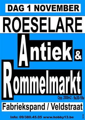 Antiek & Rommelmarkt te Roeslare