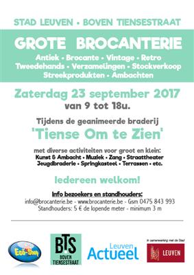 Grote Brocanterie "Tiense Om te Zien" - Leuven 
