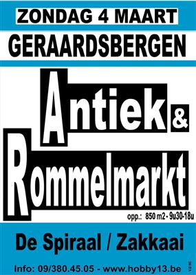 Antiek & Rommelmarkt te Geraardsbergen