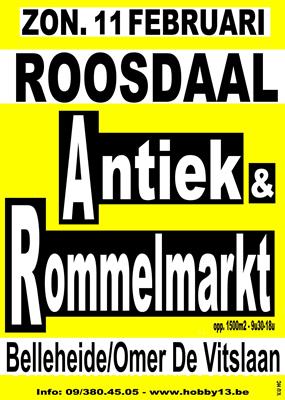 Antiek & Rommelmarkt te Roosdaal