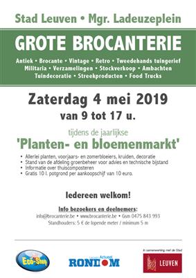 Grote Brocanterie Leuven + Planten- en bloemenmarkt