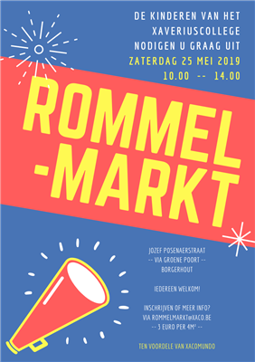 Rommelmarkt Borgerhout Xaveriuscollege