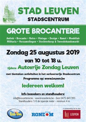 Grote Brocanterie + Autovrije Zondag Leuven