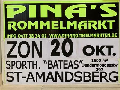 PINA's JAARLIJKSE ROMMELMARKT in BATEAS ST-AMANDSBERG !!  
