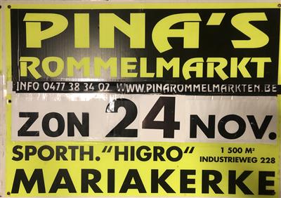 PINA's JAARLIJKSE ROMMELMARKT in MARIAKERKE ( BIJ GENT ) !!!