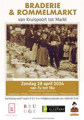 Jaarlijkse markt &#39;Kruispoort tot Markt&#39; Brugge