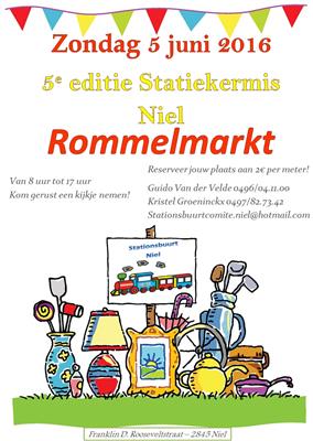 Statiekermis: grote rommelmarkt met allerlei festiviteiten.