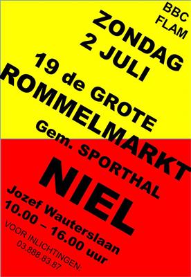 Rommelmarkt ten voordele van BBC Flam