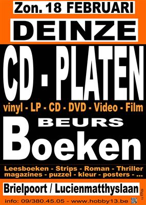 19de Mega Muziekbeurs + Boekenbeurs te Deinze