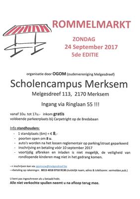 5de Rommelmarkt Scholencampus Merksem