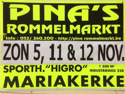 PINA'S JAARLIJKSE ROMMELMARKTEN MARIAKERKE ( Bij GENT)