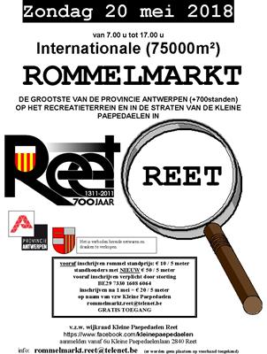 Internationale rommelmarkt Kleine Paepedaelen Reet