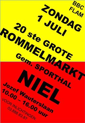 Openluchtrommelmarkt