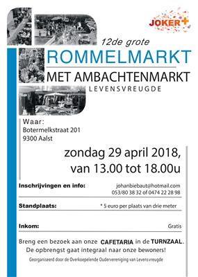 12de Rommelmarkt met ambachtenmarkt