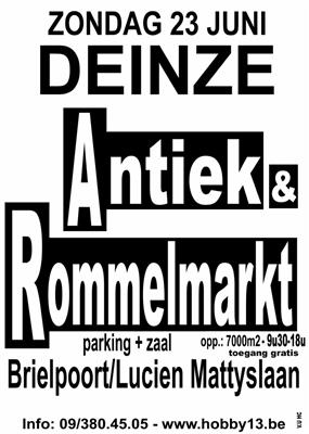 Open Lucht Rommelmarkt te Deinze