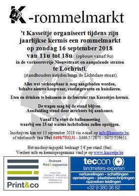 Kasseitjes rommelmarkt