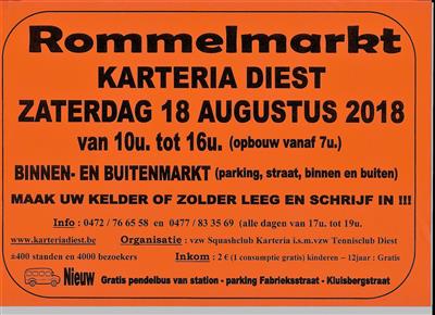 Grote binnen en buitenrommelmarkt