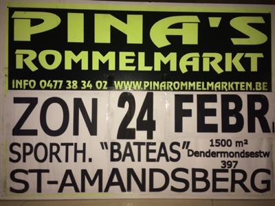 PINA's JAARLIJKSE ROMMELMARKT in BATEAS ST-AMANDSBERG !!
