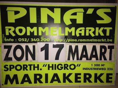 PINA'S JAARLIJKSE ROMMELMARKTEN IN MARIAKERKE ( Bij GENT)