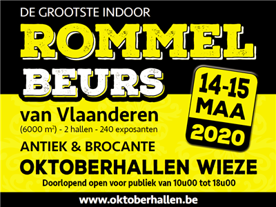 De grootste indoor rommelbeurs van Vlaanderen