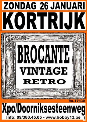 Retro-Brocante-Vintage te Kortrijk