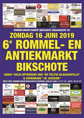 Rommelmarkt Bikschote (Langemark-Poelkapelle) 16 juni 2019