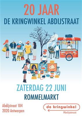Rommelmarkt 20 jaar Kringwinkel Abdijstraat