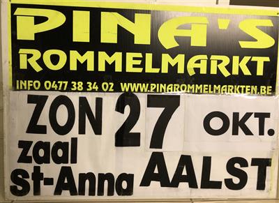 PINA's JAARLIJKSE ROMMELMARKT in AALST !
