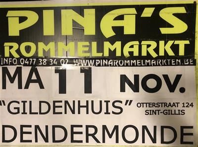PINA's JAARLIJKSE ROMMELMARKT in Sint-Gillis ( DENDERMONDE )