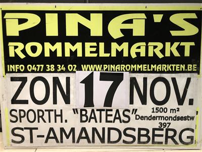 PINA's JAARLIJKSE ROMMELMARKTEN in BATEAS ST-AMANDSBERG !!