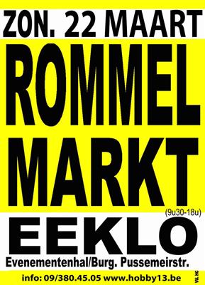 Antiek & Rommelmarkt te Eeklo AFGELAST