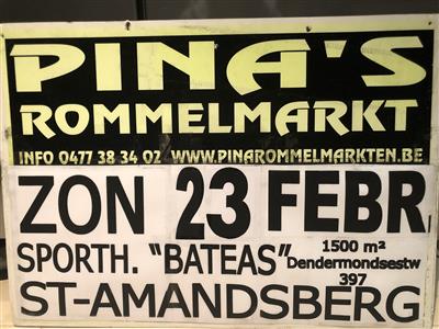 PINA's JAARLIJKSE ROMMELMARKTEN in BATEAS ST-AMANDSBERG !!