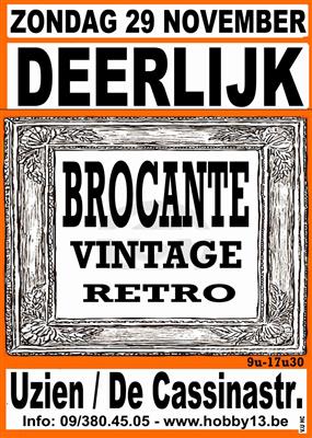 GEANNULEERD Retro-Brocante-Vintage te Deerlijk