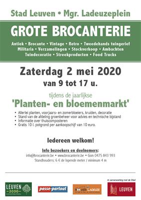 Grote Brocanterie Leuven + Planten- en Bloemenmarkt