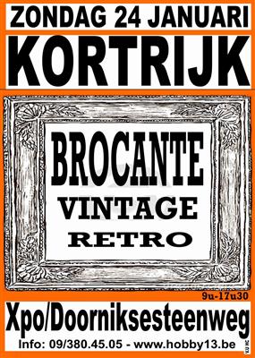 AFGELAST Retro-Brocante-Vintage te Kortrijk