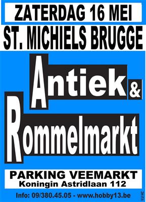 AFGELAST Antiek & Rommelmarkt te Sint-Michiels-Brugge