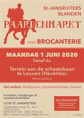 Brocanterie t.g.v. de Paardenmarkt Leuven (Heverlee)