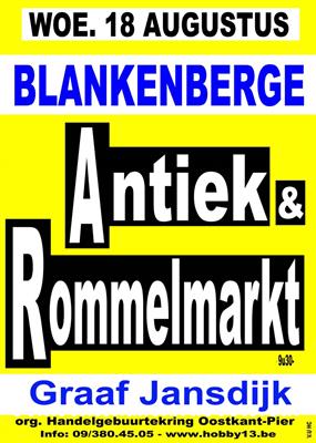 Antiek & Rommelmarkt te De Blankenberge