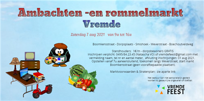 Ambachten -en rommelmarkt Vremde