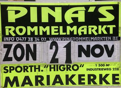 PINA'S JAARLIJKSE ROMMELMARKTEN MARIAKERKE ( BIJ GENT ) !!!