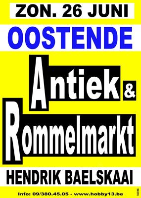 GEANULEERD Antiek &amp; Rommelmarkt te Oostende