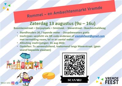 Ambachten en rommelmarkt .