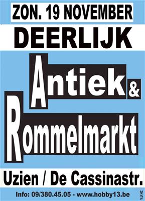 Antiek & Rommelmarkt te Deerlijk.