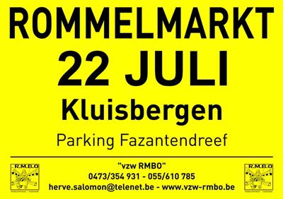 Zomerse Parking Rommelmarkt