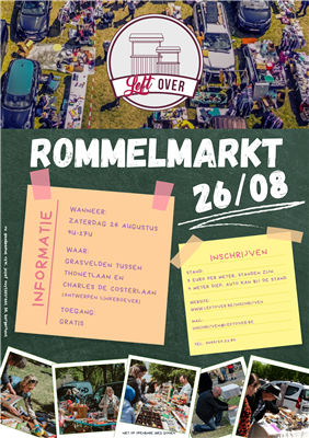 Rommelmarkt Left Over - 26 augustus - Linkeroever