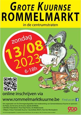 Grote Kuurnse rommelmarkt in vernieuwd centrum