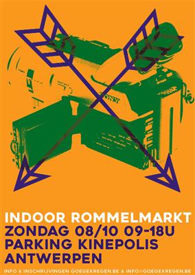 Rommelmarkt parking Kinepolis Antwerpen