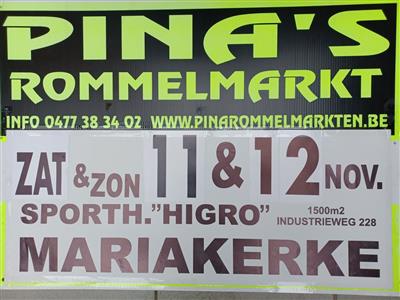 PINA'S JAARLIJKSE ROMMELMARKT in MARIAKERKE ( BIJ GENT ) !!!