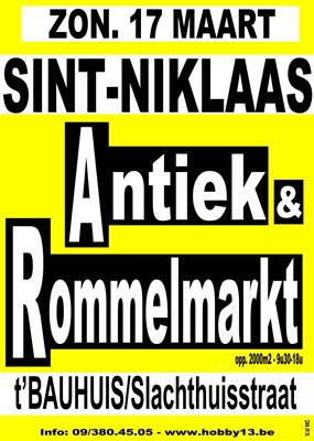 Antiek & Rommelmarkt te Sint-Niklaas