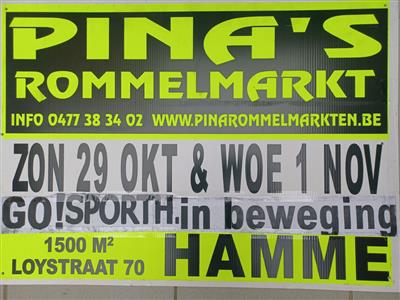 PINA'S JAARLIJKSE ROMMELMARKTEN HAMME ( BIJ ST-NIKLAAS )